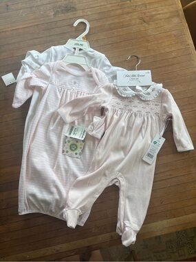 Saks Fifth Avenue Footies and sleep sack bundle